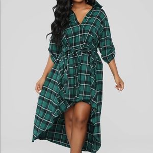 Small Flannel Shirt Dress